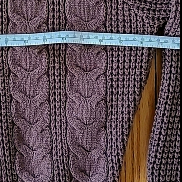 American Eagle Outfitters Women's Cable Knit Brown Sweater XS Cotton Blend! - Picture 11 of 15